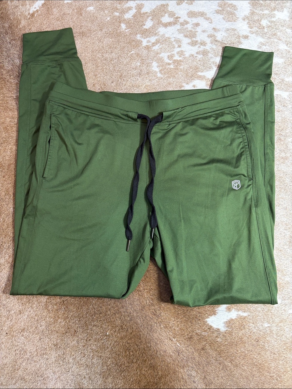 Born Primitive Olive Green Performance Joggers with Drawstring